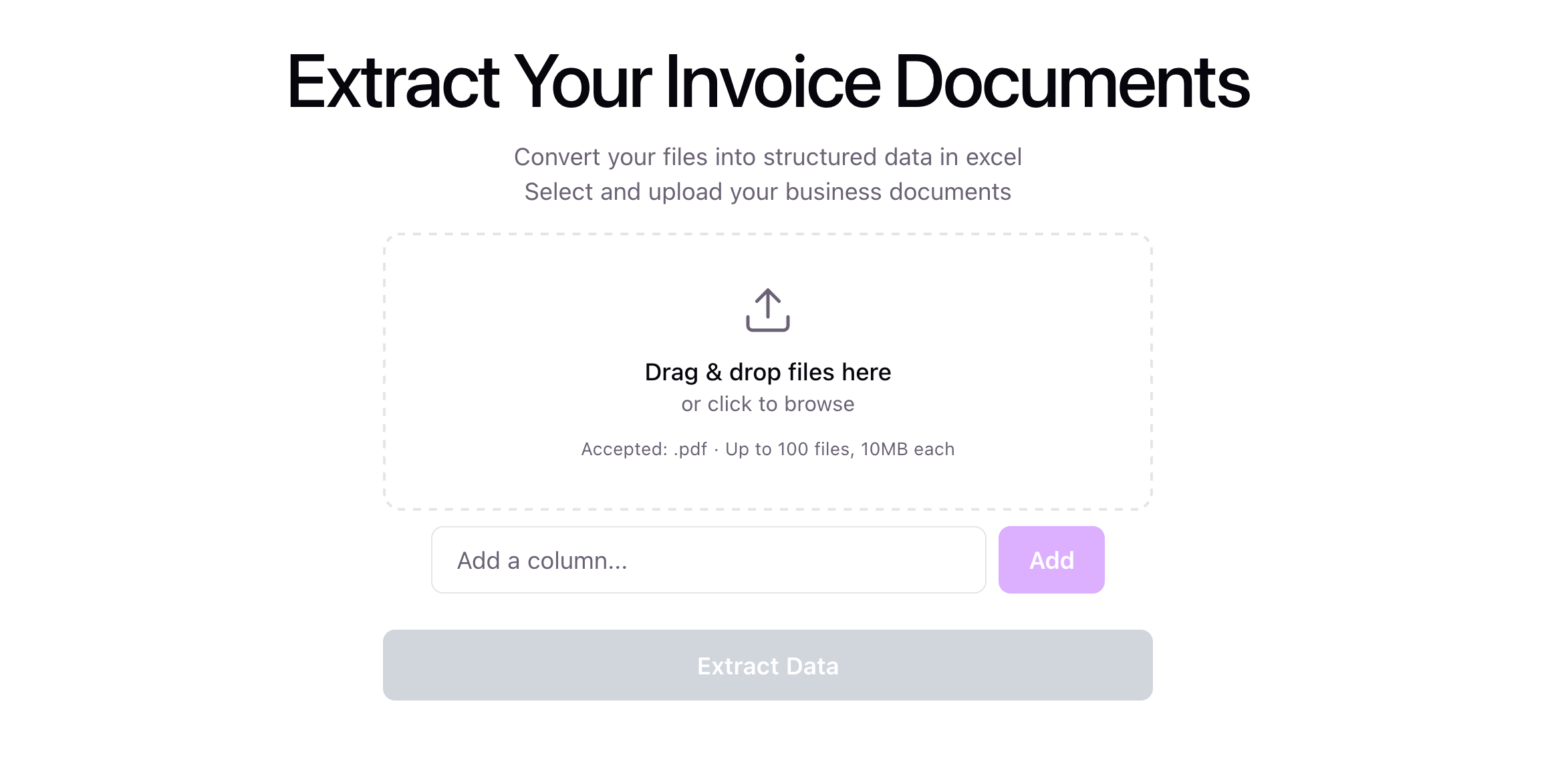 Web landing page