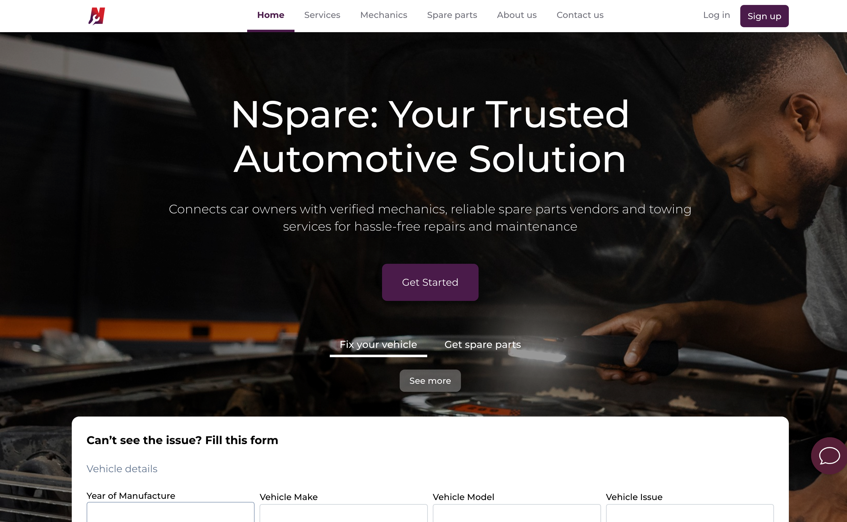 Web Landing page